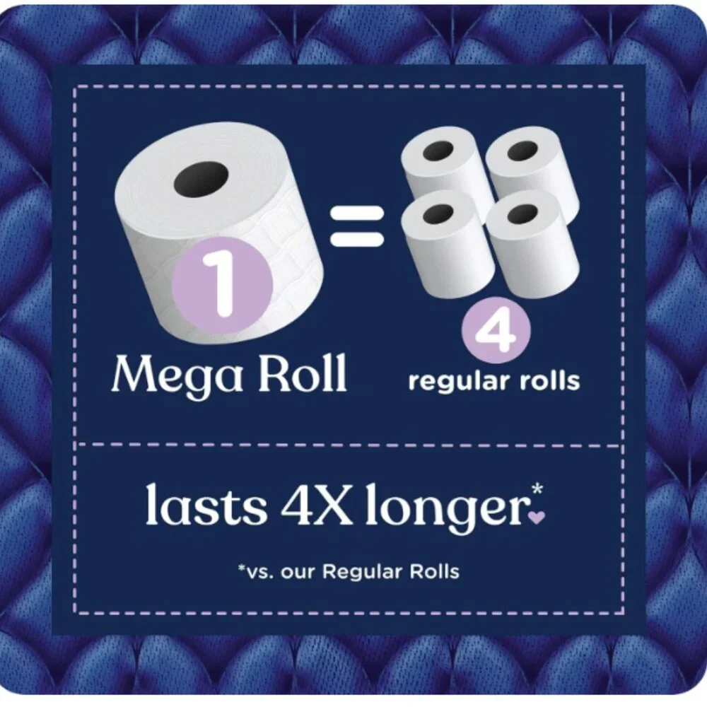 Quilted Northern Ultra Plush Toilet Paper, 18 Mega Rolls = 72 Regular Rolls,